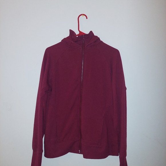 Red athletic Zip up - Picture 1 of 3